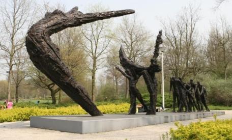 The slavery monument in Amsterdam Oosterpark