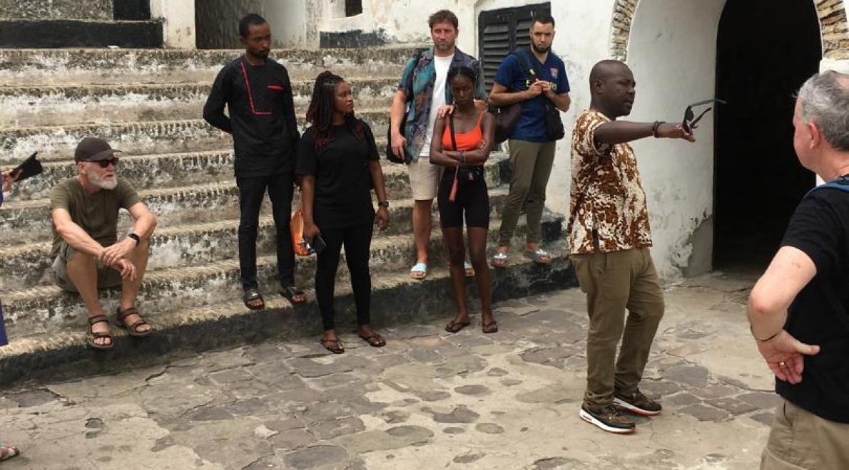 If you're planning to visit Cape Coast in Ghana, contact Pam Diaspora Tours