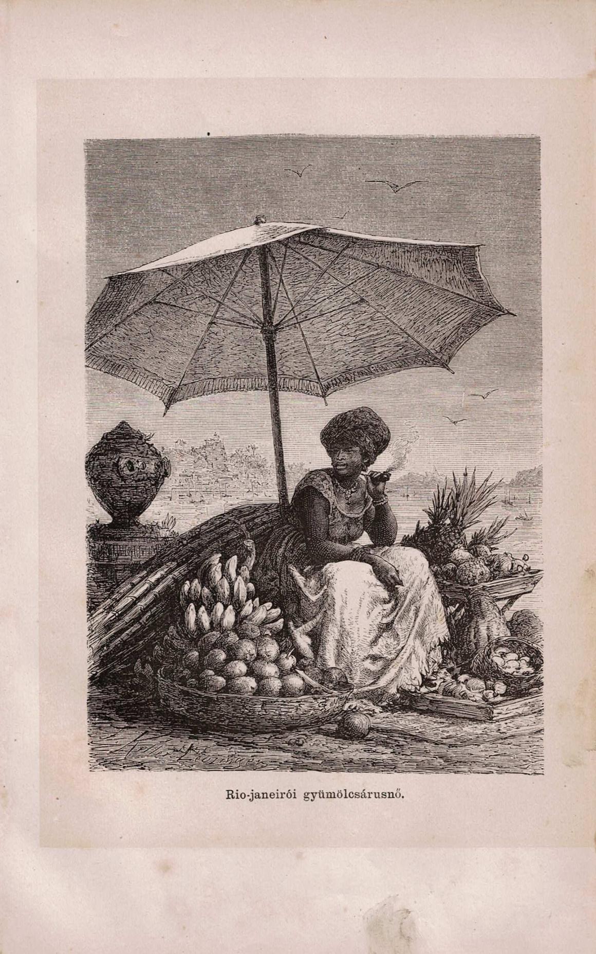 Negra vendedora de frutas